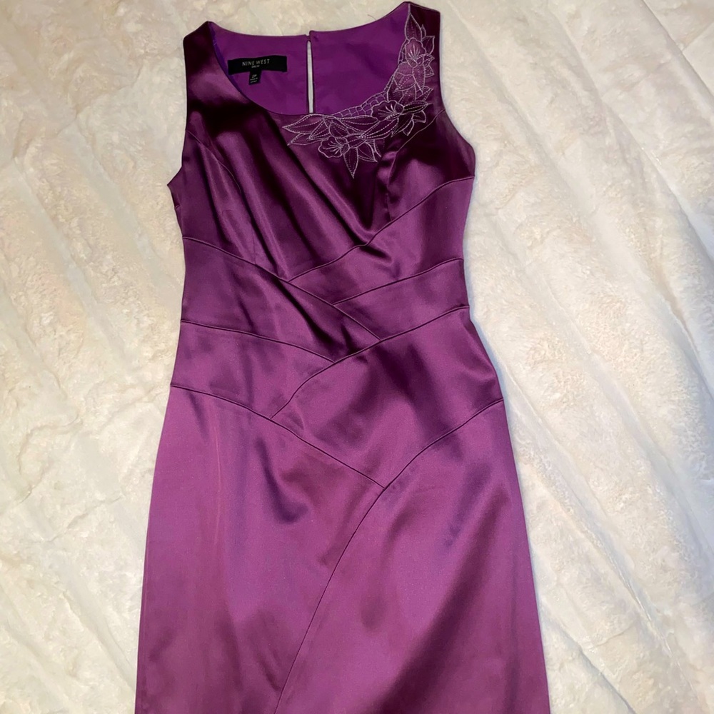 Nine West Purple Cocktail Dress